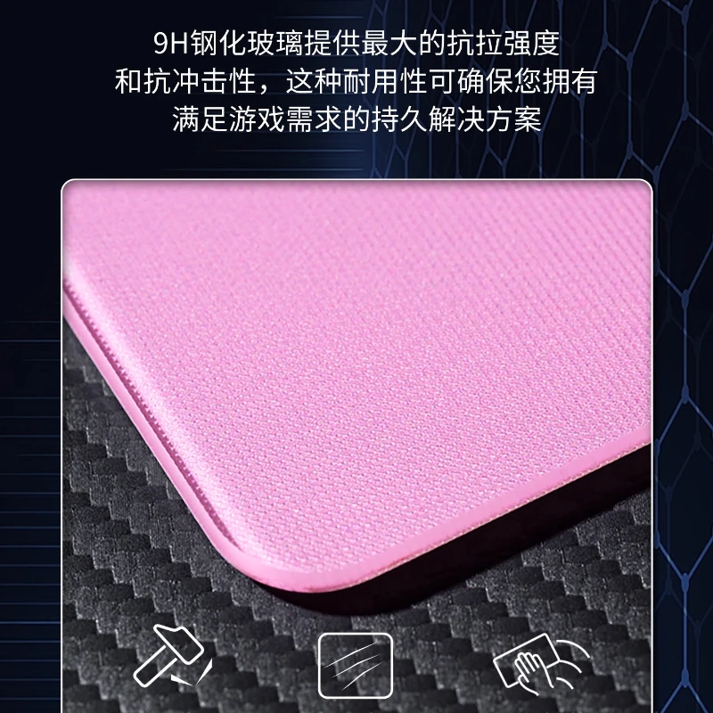 Alfombrilla de ratón de cristal para juegos extragrande Esports FPS vidrio fotovoltaico templado superficie de niebla de cristal optimizada personalizada suave - imagen 2