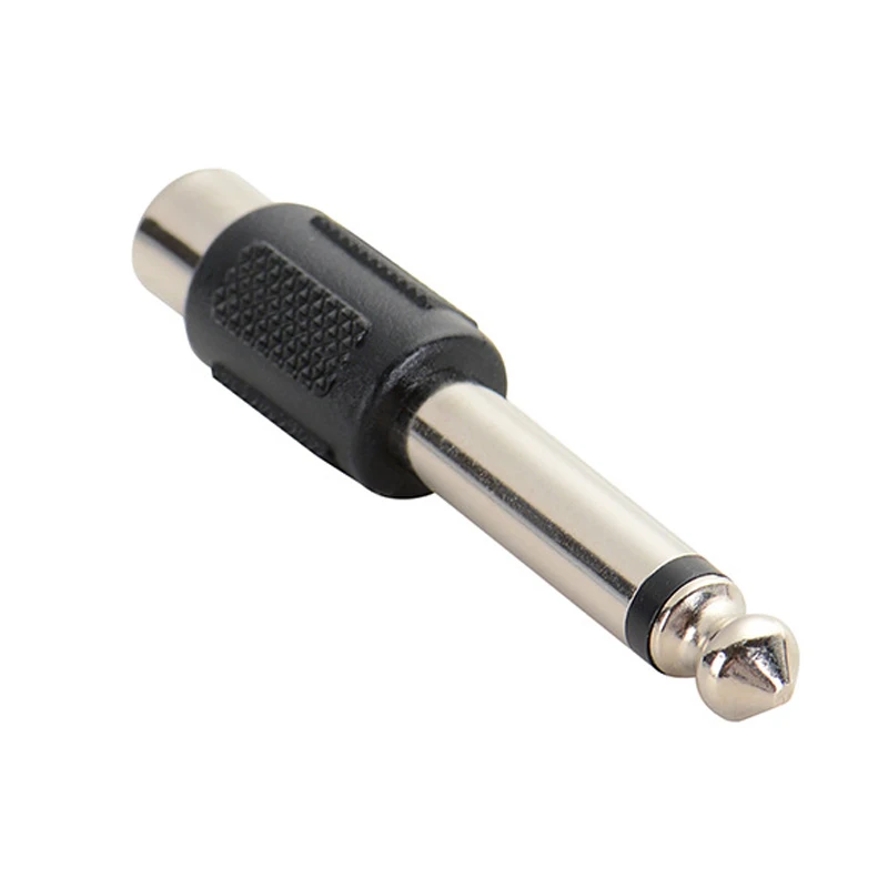 5/10 Uds conector hembra RCA a conector adaptador de Audio mono macho de 6,35mm 1/4 " - imagen 4