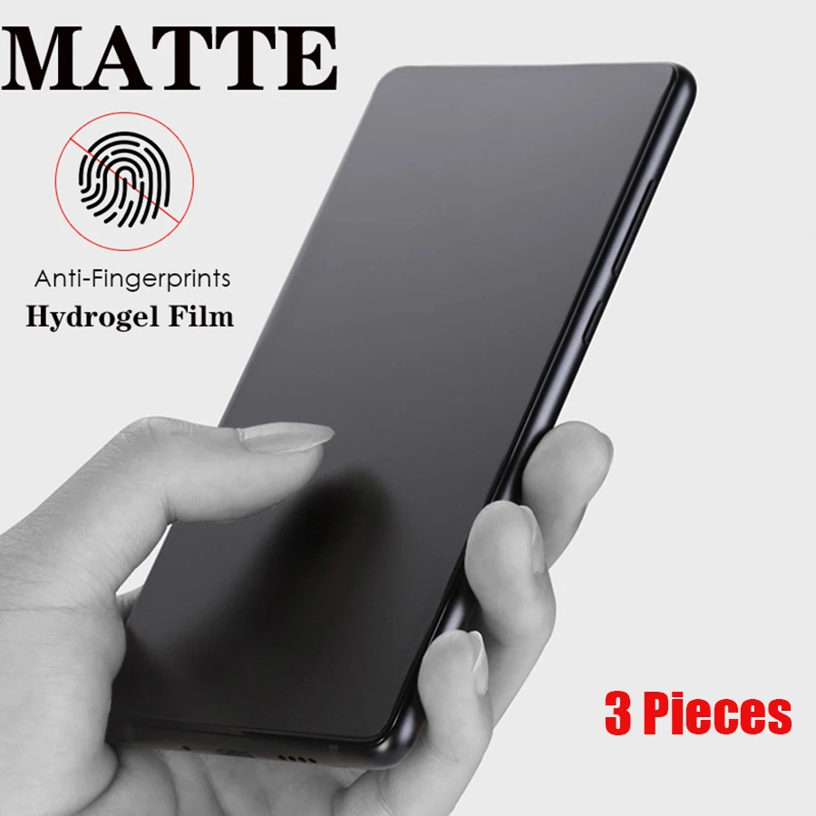 Película de hidrogel mate para Samsung Galaxy, Protector de pantalla de TPU para Samsung Galaxy S8, S9, S20, S21, S23 Plus, Ultra 5G, Note 8, 9, 10, 20 Plus, 3 unidades - imagen 2