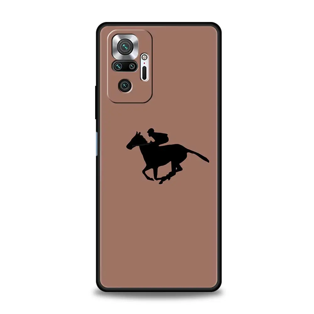 Funda de teléfono para Xiaomi Redmi Note 13, 12, 5G, 9S, 9, 8, 10, 11 Pro, 9T, 13C, 12C, 10C, 9C, 9A, 7 Pro, cubierta de silicona suave, Animal Art Horse - imagen 5