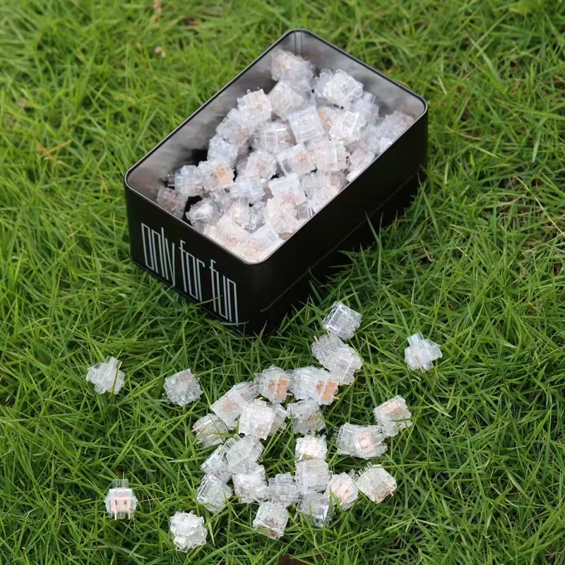 OFF STUDIO Outemu-interruptor silencioso para nieve y hielo, 40g, 5 pines, Teclado mecánico lineal, interruptores MX, mejor que el interruptor silencioso congelado TTC - imagen 4