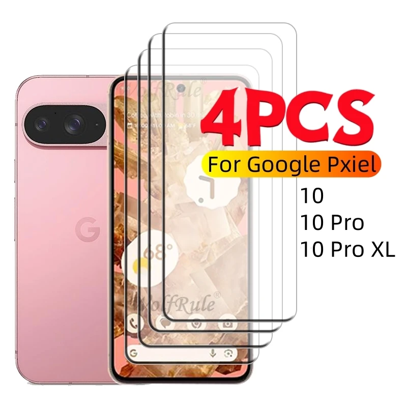 1/2/3/4 Uds para Google Pixel 10 vidrio para Google Pixel 10 Pro XL vidrio templado 9H HD Protector de pantalla transparente Google Pixel 10 Pro - imagen 2