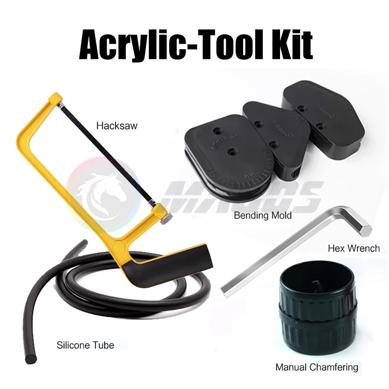 Kit de herramientas de corte de refrigeración por agua para ordenador, doblador para tubos duros acrílicos/PETG, diámetro exterior de 12mm, 14mm y 16mm opcional - imagen 2