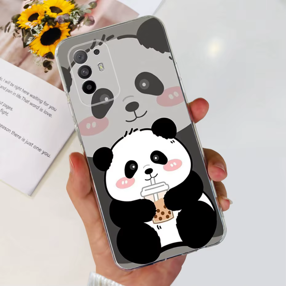 Funda con estampado encantador para OPPO Reno5 Z CPH2211, carcasa trasera de TPU de silicona suave para Oppo Reno 5Z 5G, fundas de teléfono - imagen 3