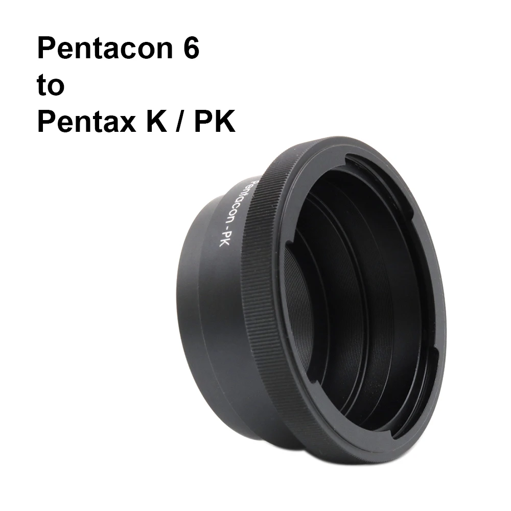Pentaca-pk para pentacón 6 P6 lente-Pentax PK K anillo adaptador de montaje Pentacon 6-PK P6-PK para Kiev 60 / Kiev 88CM para K1,K3,K5,K50