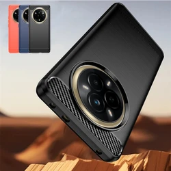 Funda Realme 14 Pro Plus de TPU y fibra de carbono antigolpes