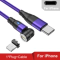Purple USB C to IOS