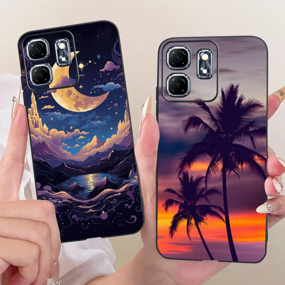 Funda de diseño moderno a la moda para Infinix Hot 50i 50 4G X6882 X6531, funda trasera suave de silicona negra para Hot50 Hot50 4G