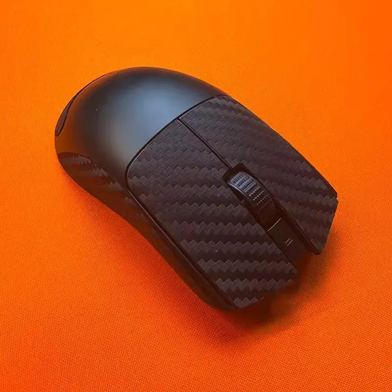 Meow-pegatina antideslizante de fibra de carbono para ratón, cinta antisudor para Finalmouse ULX S M L Razer Viper V3 PRO, 1 Juego - imagen 5