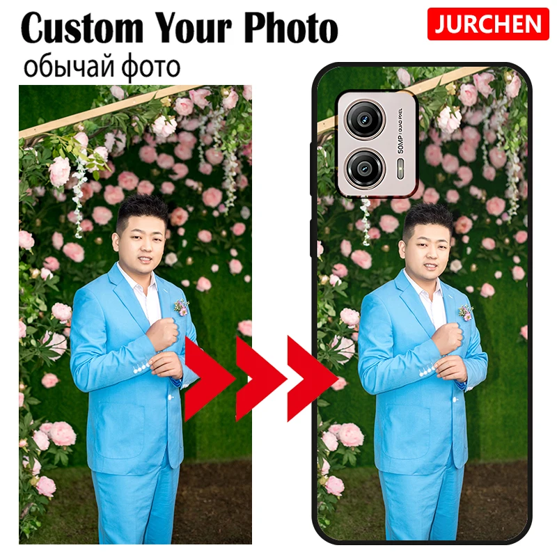 Funda de foto personalizada para Motorola Moto Edge G E 30 20 40 E40 E20 E30 E13 E32 X30 X40 S30 Pro Lite E32S E22 E22i E22S 2021 5G
