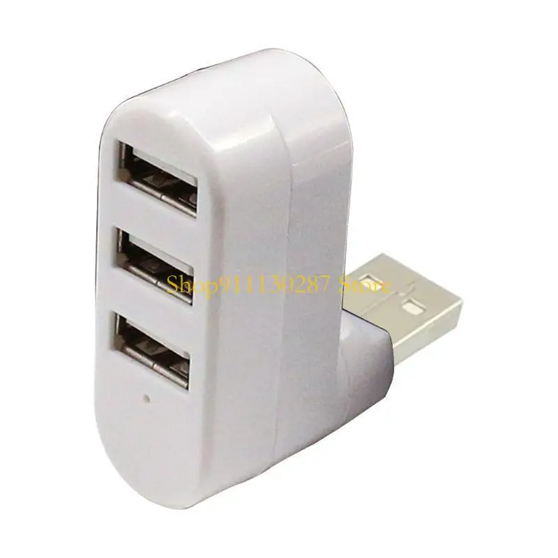 J1HC Hubs USB 3 puertos USB 2.0 Hub Mini Splitter Adaptador Hub para PC Notebook - imagen 2
