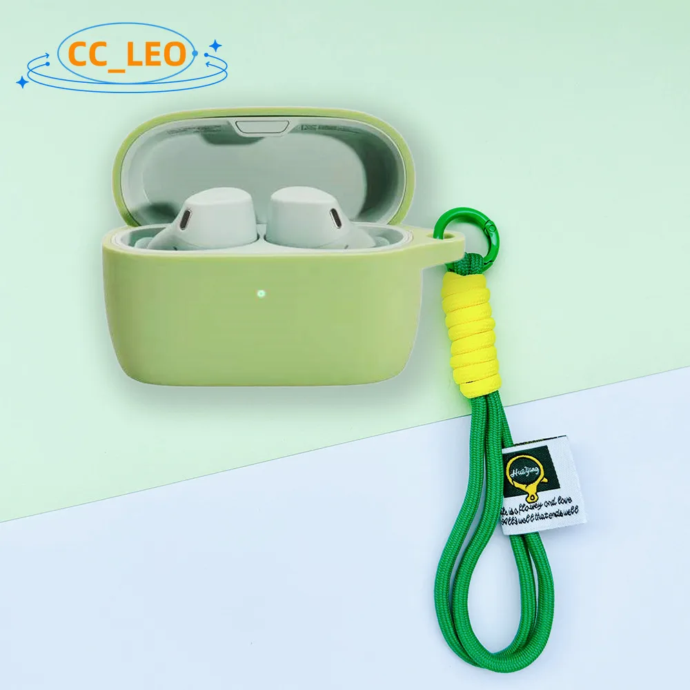 Funda para Jabra Elite 4, bonito colgante con cordón, Softshell de silicona Jabra Elite 3, funda protectora adecuada para Jabra Elite 2 - imagen 4