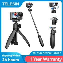 TELESIN Mini Trípode y Palo Selfie para GoPro y DJI Osmo