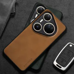 Funda Cuero PU para HUAWEI Pura 80 Ultra Pro – Elegante