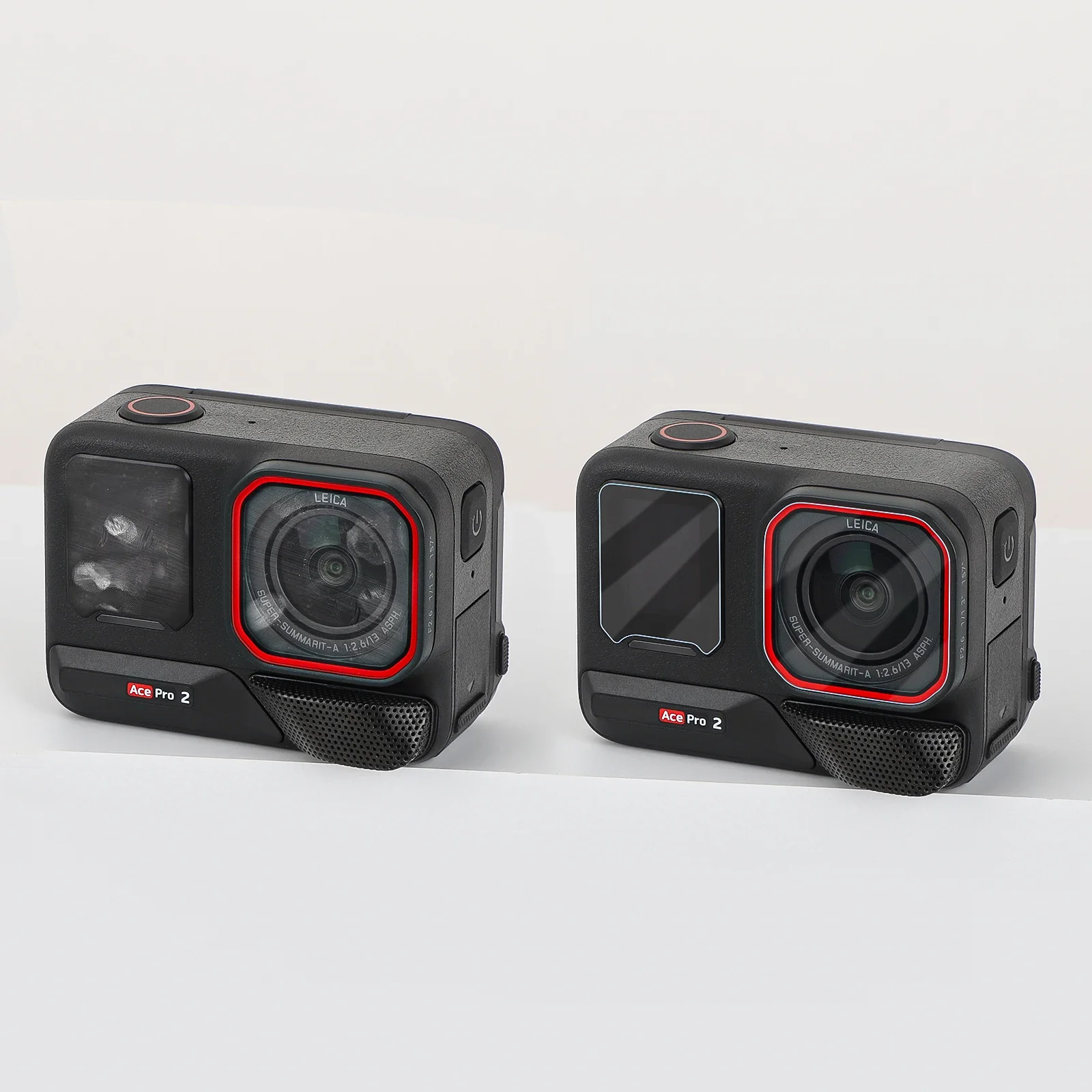 6 unids/set para Insta360 Ace Pro 2 pantalla película templada lente películas protectoras antiarañazos accesorios de Cámara de Acción - imagen 5