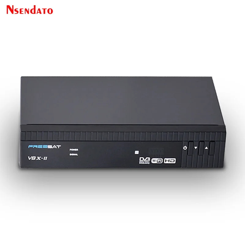 Decodificador receptor de TV por satélite Freesat V8X II DVB-S2X/S2/S con 2Gb de RAM compatible con DiSEqC1.0-1.3 Dongle WIFI incorporado EPG de 7 días - imagen 2