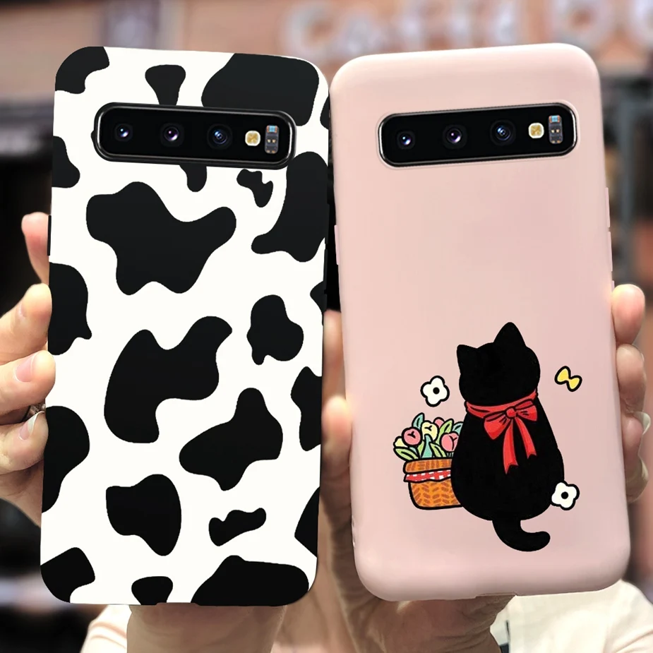 Samsung Galaxy S10 S10e S10+ Funda Silicona Color Caramelo - imagen 3