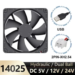 Gdstime Ventilador USB 140mm con Rodamiento de Bola
