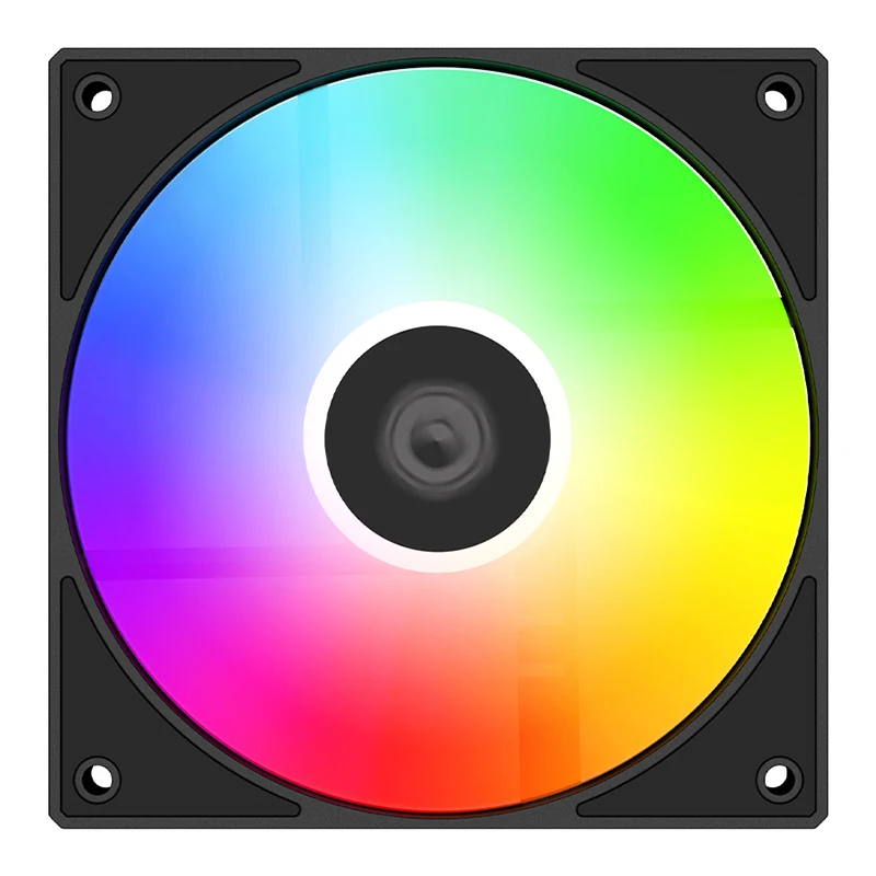 ID Cooling AS-140 14cm ventilador con cubierta de PC 300-1800rpm compatible con placa base 12V 4Pin PWM 5V 3Pin ARGB sincronización chasis ventilador de agua - imagen 2