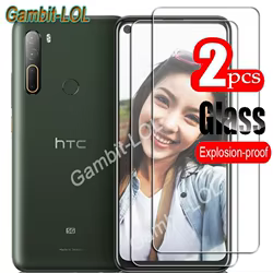 Para HTC U20 5G Protector de vidrio templado en HTCU20 6,8 pulgadas Protector de pantalla película de cubierta de teléfono inteligente