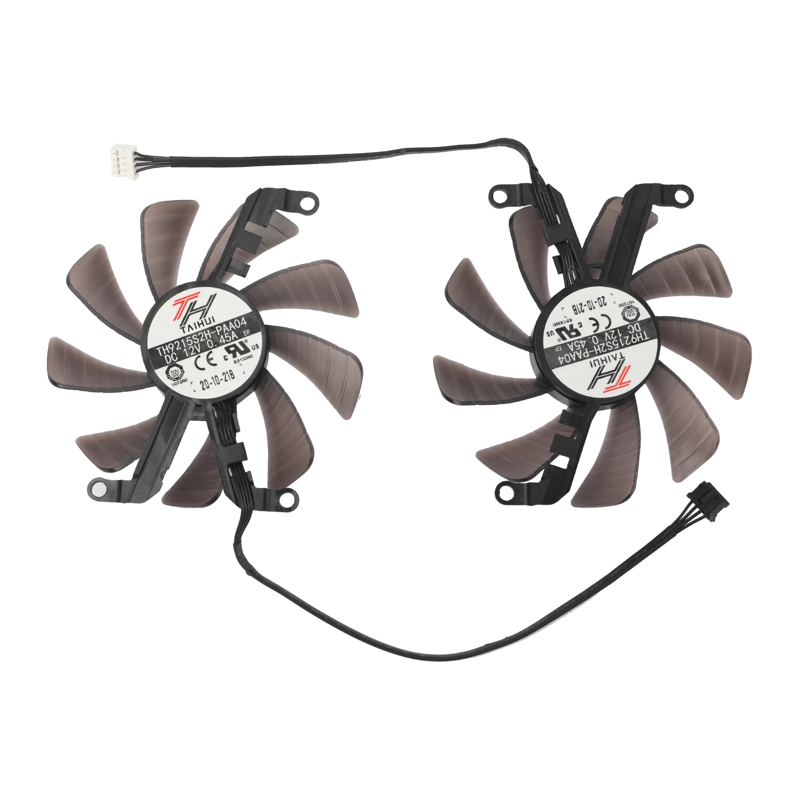 Ventilador de tarjeta gráfica Dual para Palit RTX 3060 RTX 3060 Ti, 85mm, TH9215S2H-PAA04, 4 pulgadas, RTX3060 - imagen 3