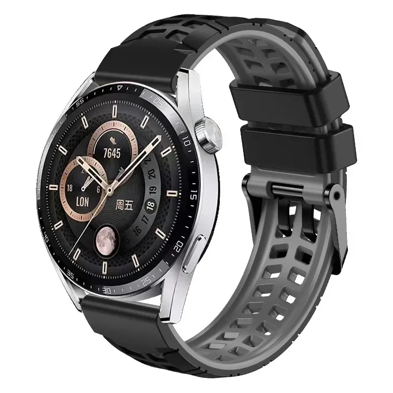 Correa de silicona para Garmin Forerunner 265 255, pulsera de música, correas de reloj para Garmin Vivoactive 4 Venu 2, 45mm, 22mm, nueva - imagen 3