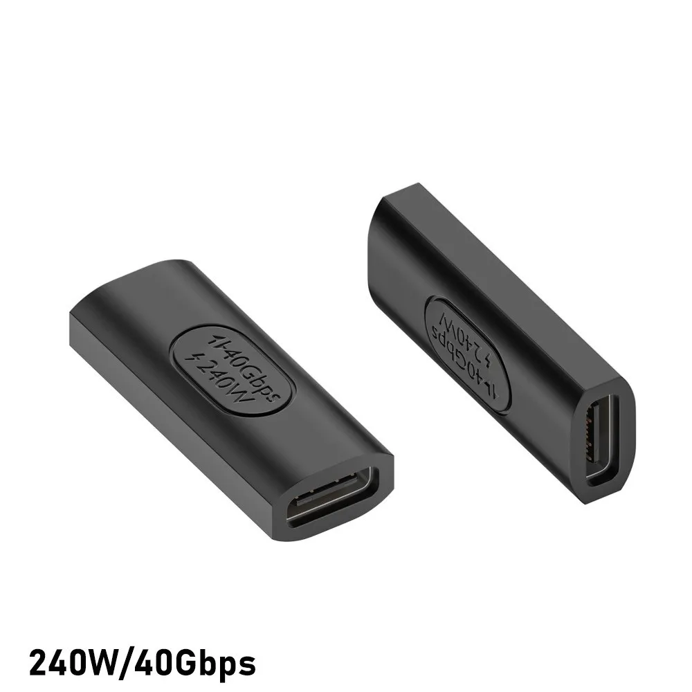 Adaptador extensor USB C de 240W, extensor macho a hembra tipo C de 90/180 grados, OTG, 40Gbps, adaptador de datos rápido, convertidor, adaptador de carga - imagen 5