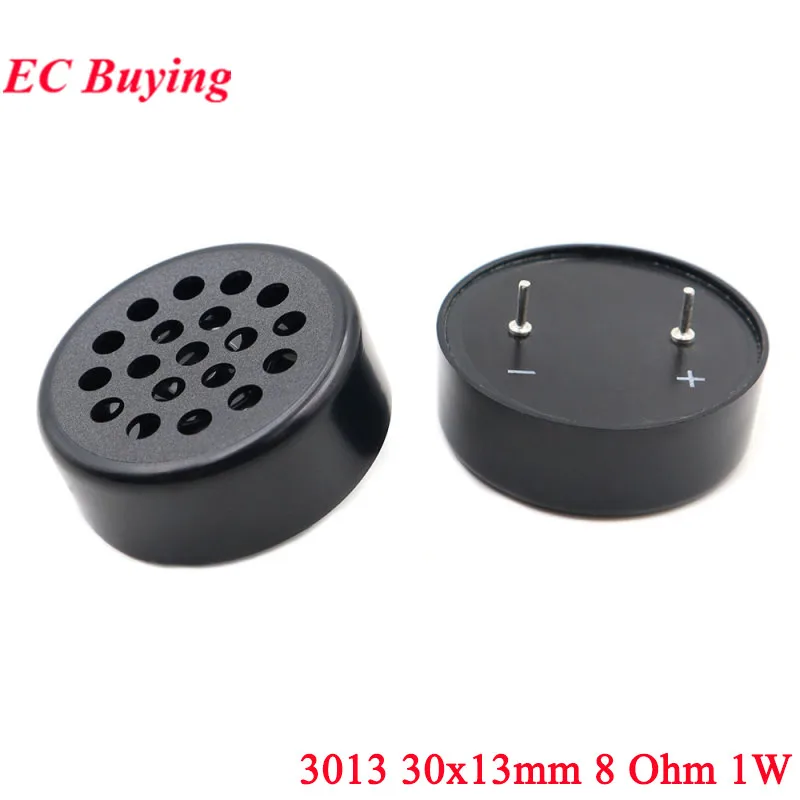 5 uds/1pc Mini altavoz de montaje PCB 1W 8R 3013 2307 2308 1508 3012 8 ohmios 1 vatio 30*13MM 23*7MM altavoz DIP con cubierta de alta calidad - imagen 4