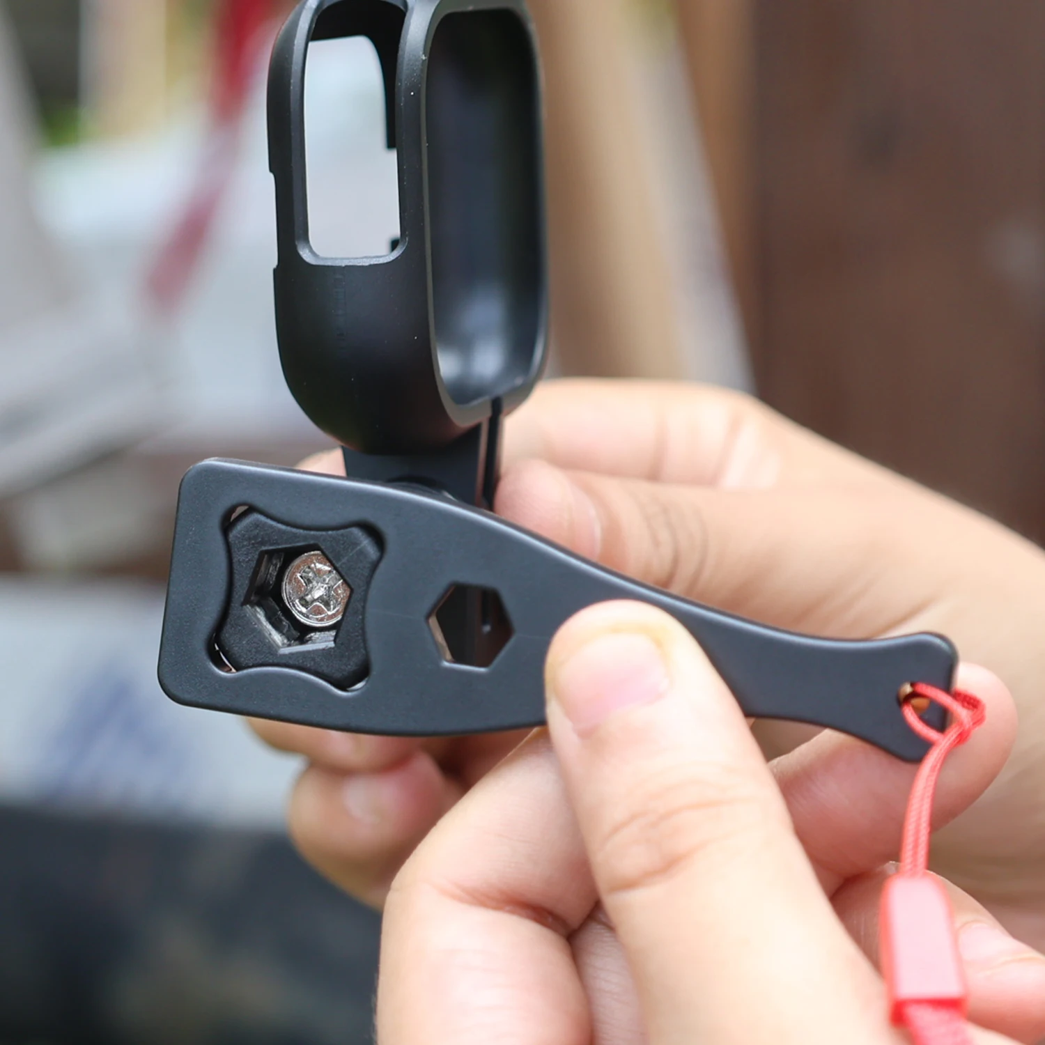 Llave de tornillo de cámara para DJI Action 4 3 GoPro Hero 13 12 11 Insta360 X5 cámaras de acción apriete perilla tuerca llave de tornillo - imagen 3