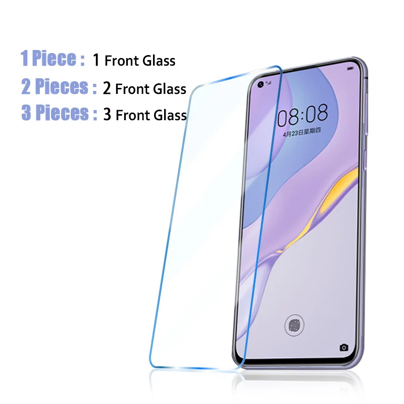 Protector de pantalla de teléfono de vidrio templado 9H para Huawei P40 Lite 5G P 40 Lite E, película protectora, 1 ud./3 uds. - imagen 3