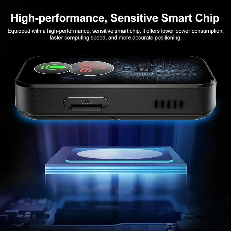 Rastreador GPS portátil 4G para personas mayores y niños, colgante de llamada SOS antipérdida con detección de caídas, dispositivo de seguimiento de ubicación en tiempo Real - imagen 3