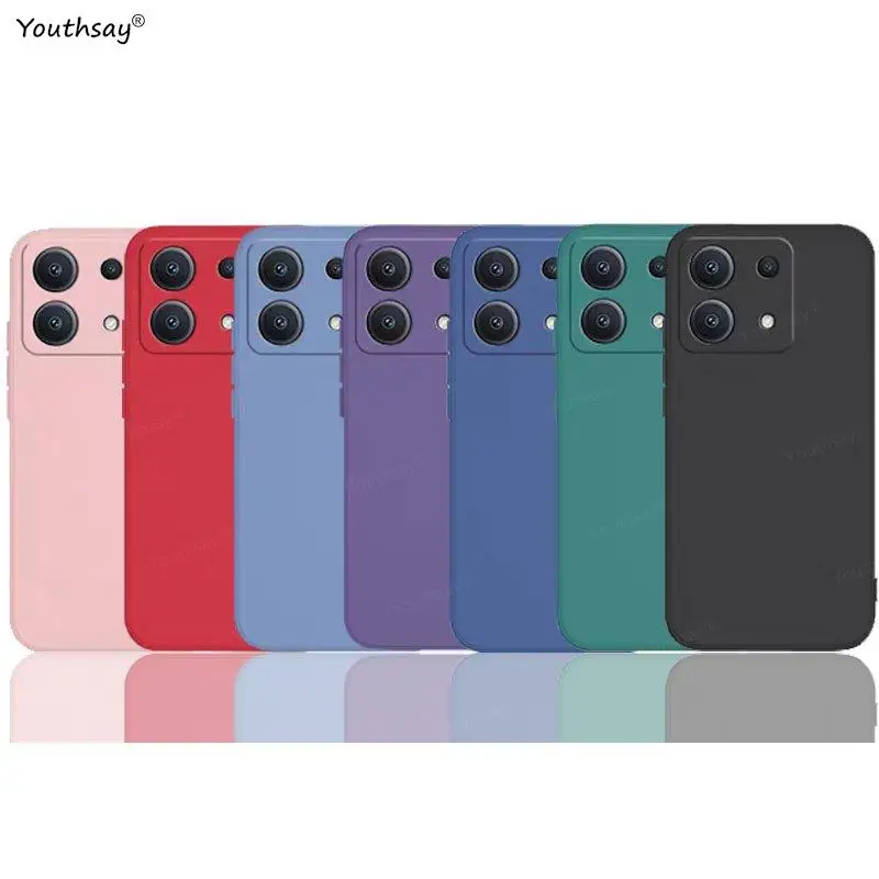 Para Xiaomi Redmi Note 14S Funda Redmi Note 14S Funda Coque suave Original Funda trasera de silicona líquida Redmi Note 14S - imagen 2
