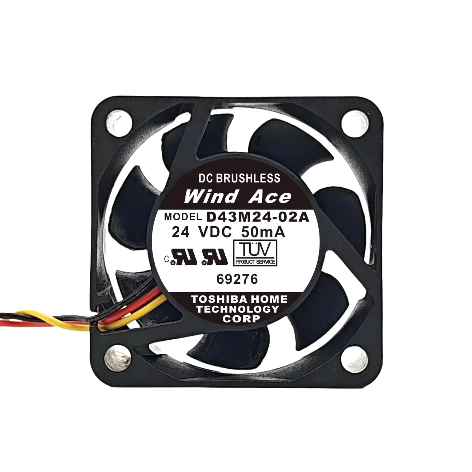 Para Yaskawa D43M24-02A D43M24-01A 40x40x15mm 24V 0.05A ventilador de refrigeración inversor ventilador Industrial de CC de 3 cables para G7/F7 VFD - imagen 2