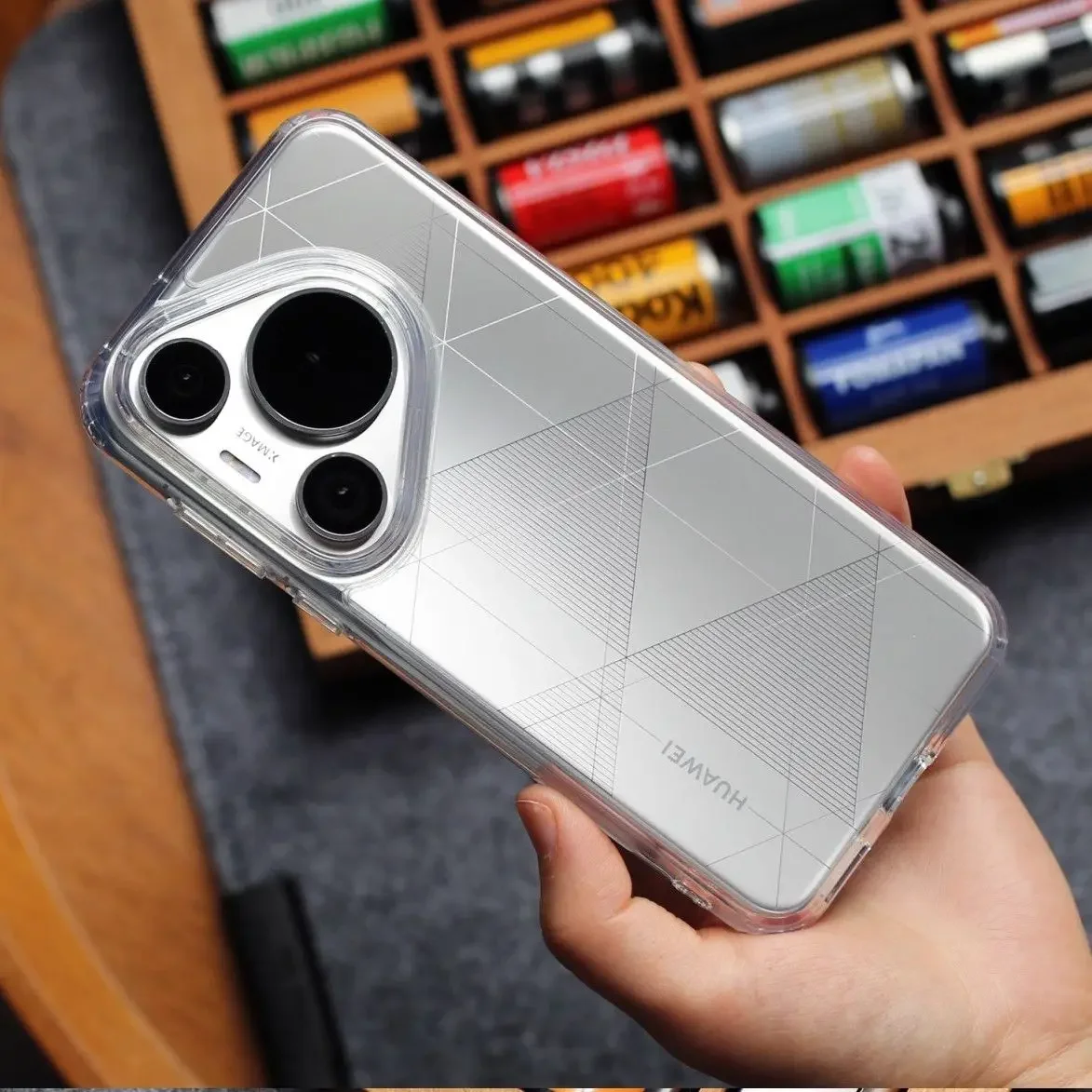 Para Huawei Pura 70 Ultra Pura70 Pro Funda de lujo con sensación de piel imán Magsafe contraportada para Huawei Pura 70 Funda de carga inalámbrica - imagen 5