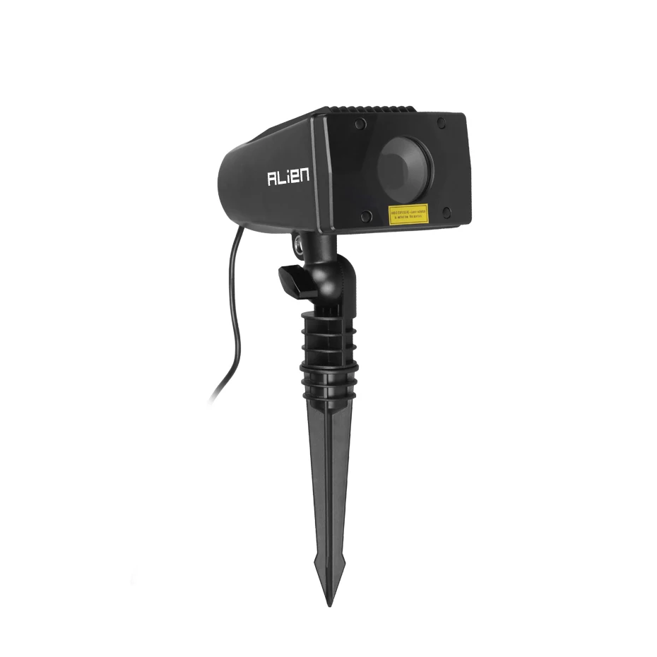 ALIEN-proyector láser de estrella blanca de Navidad para exteriores, 7 colores de movimiento de luces estáticas, luces impermeables para vacaciones, árbol de Navidad, jardín, luz de Ducha - imagen 2