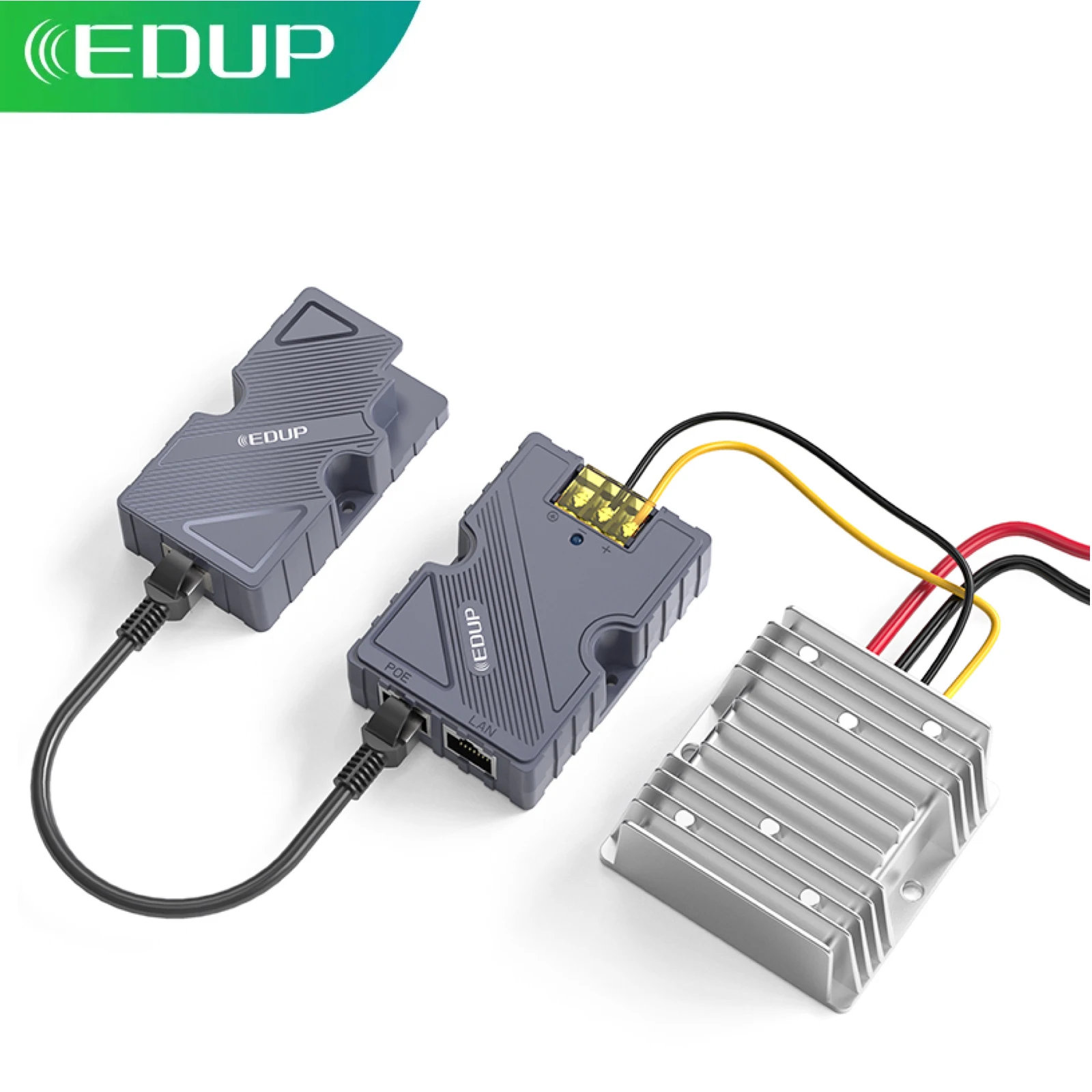 EDUP 150W Starlink PoE inyector 12V a 48V adaptador de Cable de plato Starlink a RJ45 para Starlink V2 convertidor elevador de CC de coche al aire libre - imagen 2
