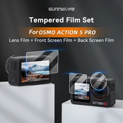 DJI Osmo Action 5 Pro Protector Vidrio Templado Pantalla y Lente