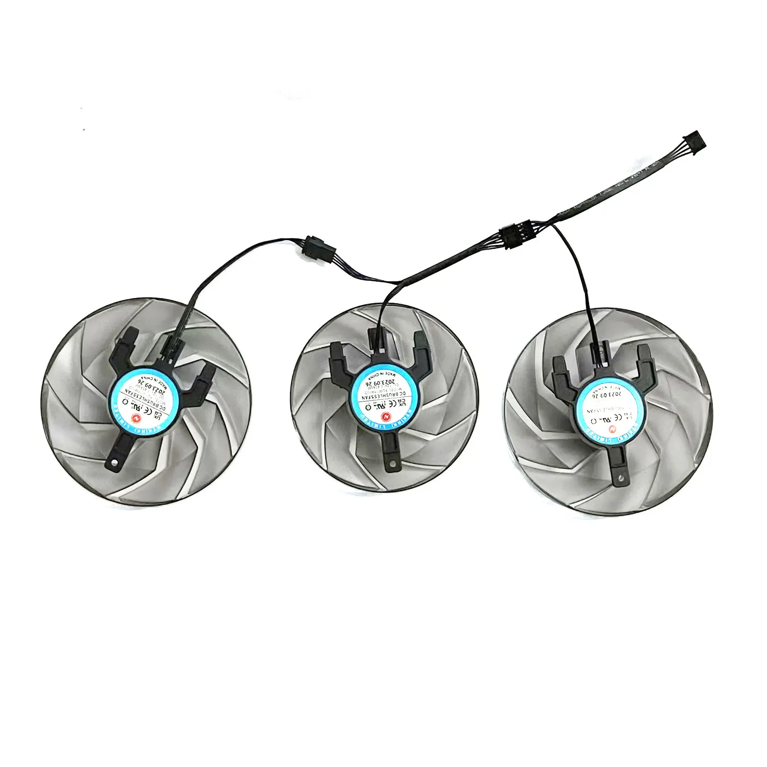 Nuevo 95MM FD10015M12D 85MM FD9015H12D 4PIN DC 12V 4PIN RX 6750 ventilador GPU para zafiro Radeon RX 6750 GRE 12GB AUROR - imagen 2