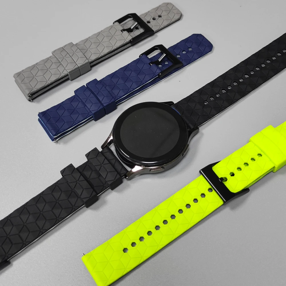 Correa de silicona de 22mm para Xiaomi Watch S4 S3 S2 S1 Active/Mi Watch 2 Pro/Color 2 pulsera de reloj deportivo Amazfit BALANCE 2/bip 6 - imagen 4