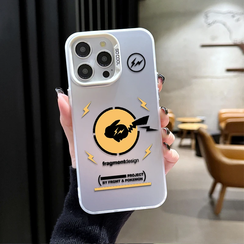 Funda chapada de lujo P-Pokemon para Xiaomi 11 Lite 5G NE 14T POCO X6 M5S 14 13 13T 12T Pro X7 X5 X3 NFC F4 GT F5 F6 M6 Pro 4G Etui - imagen 3