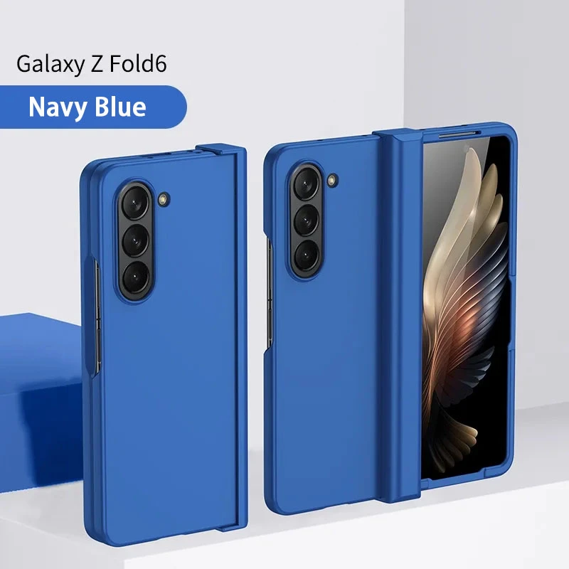 Funda de teléfono con bisagra de carcasa dura a prueba de golpes para Samsung Z Fold 6 5 4 3 Fold6 Fold5 Fold4, funda protectora trasera completa