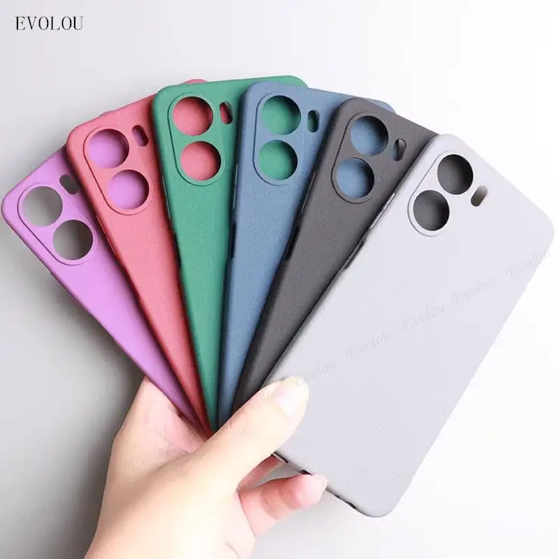 Funda trasera de silicona con piedra arenisca para Redmi, carcasa suave a prueba de golpes para POCO C65 C 65, Redmi 13C, 12 C, A1, A2 Plus, mate, TPU