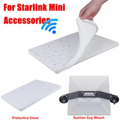 Funda Silicona Starlink Mini Impermeable con Ventosa Adhesiva
