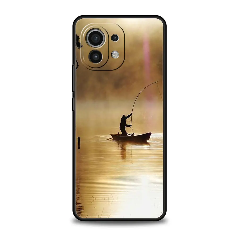 Funda de teléfono para Xiaomi Mi 15 14 14T 13T 12T Pro 12 13 11 Lite 5G 11T X6 X5 Pro funda suave de TPU para pesca - imagen 5