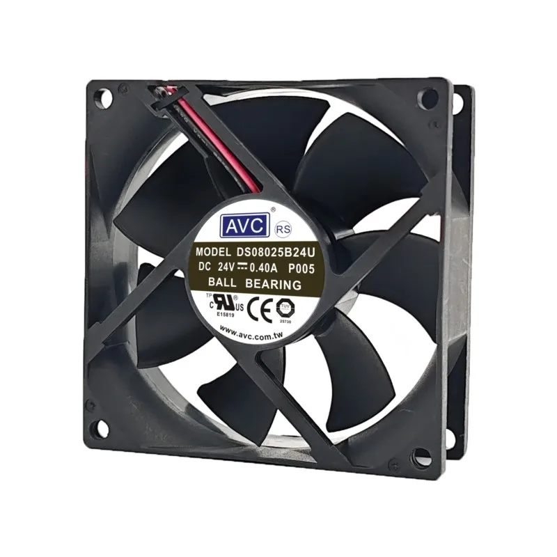 Para piezas de ascensor Hitachi AVC DA08025B24U 80x80x25mm DC 24V 0.40A ventilador de refrigeración Industrial - imagen 2