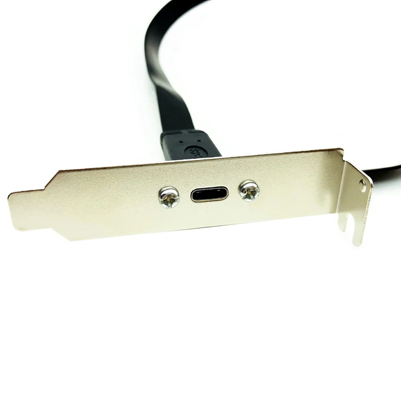 Cables de ordenador h11z 0,3 m 0,5 m USB3.1 Panel frontal tipo E macho a USB-C tipo C cable adaptador de Cable de extensión hembra - imagen 4