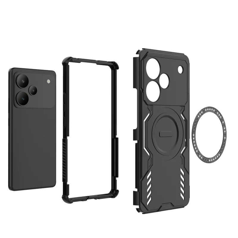 Funda de teléfono con disipación de calor para Realme P4 Pro 5G India, pieza de atracción magnética para Realme P4 5G India чехол, funda trasera - imagen 3