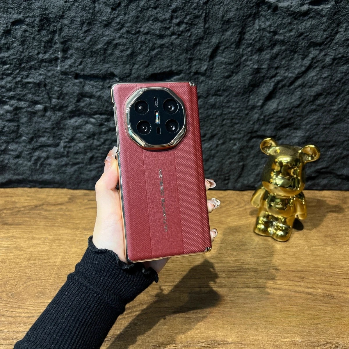 Para HUAWEI Mate X6 Funda de lujo plegable pantalla de cuero mate Funda agradable a la piel para Huawei Mate X 6 Funda de parachoques a prueba de golpes - imagen 5