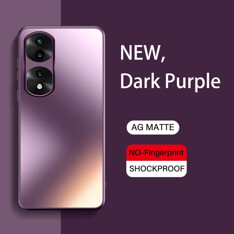 Funda Protectora de Silicona Rígida con Purpurina de Lujo para HONOR Magic 6 7 8 X9C 500 300 200 100 90 70 Pro Lite, Acabado Mate Esmerilado - imagen 2