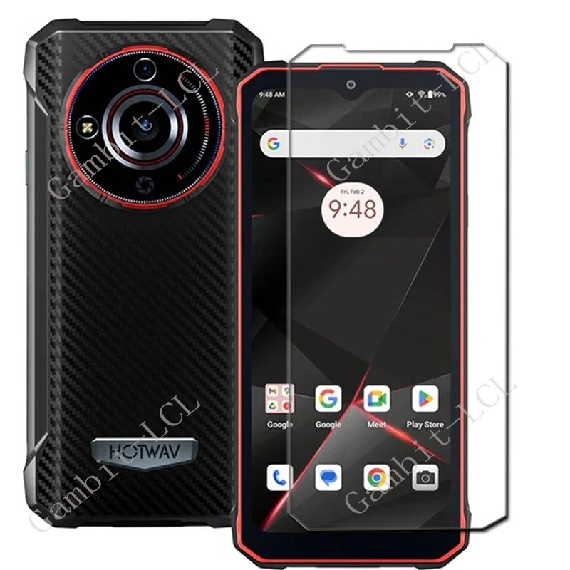 Cubierta protectora de vidrio templado para HOTWAV T7, película protectora de pantalla de 6,52 pulgadas, 2 piezas - imagen 2
